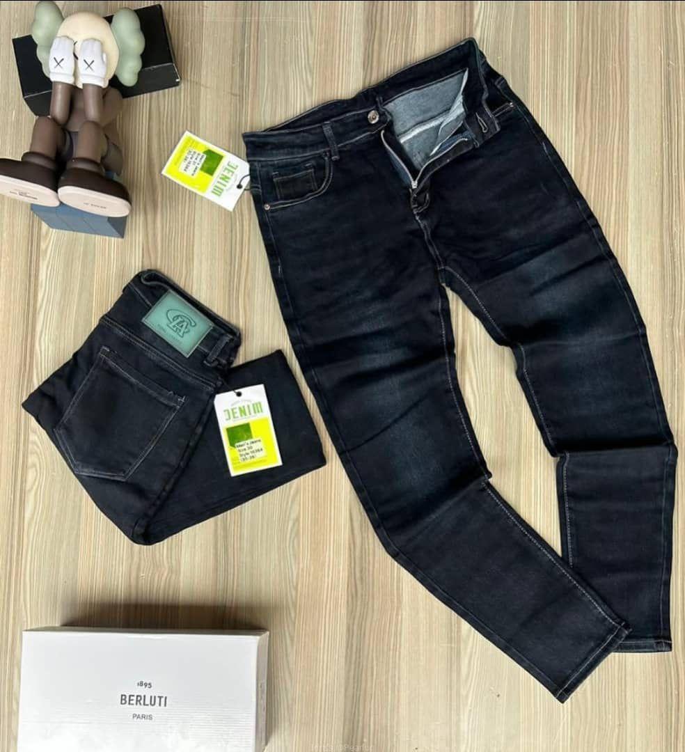 Men’s jeans and sweater pants