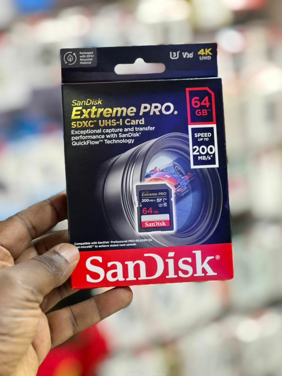 SanDisk extreme pro SD card