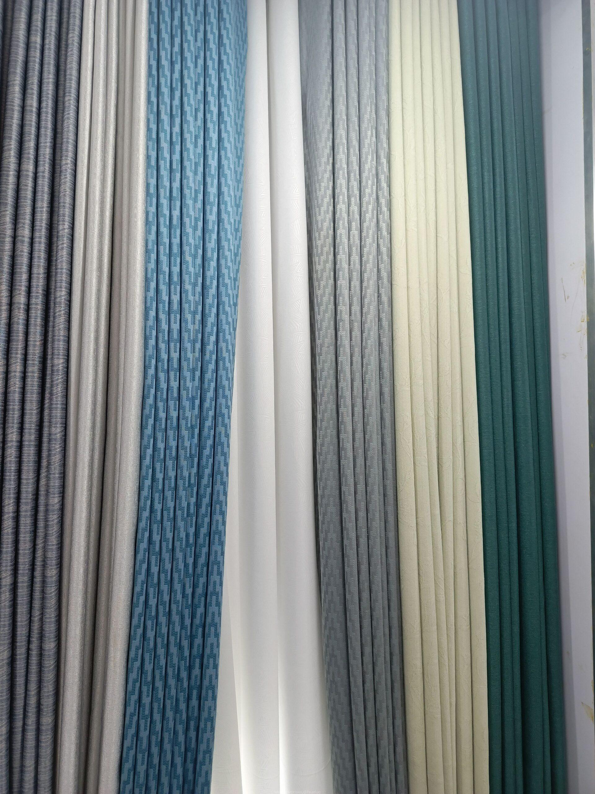 Executive curtains and curtain rods