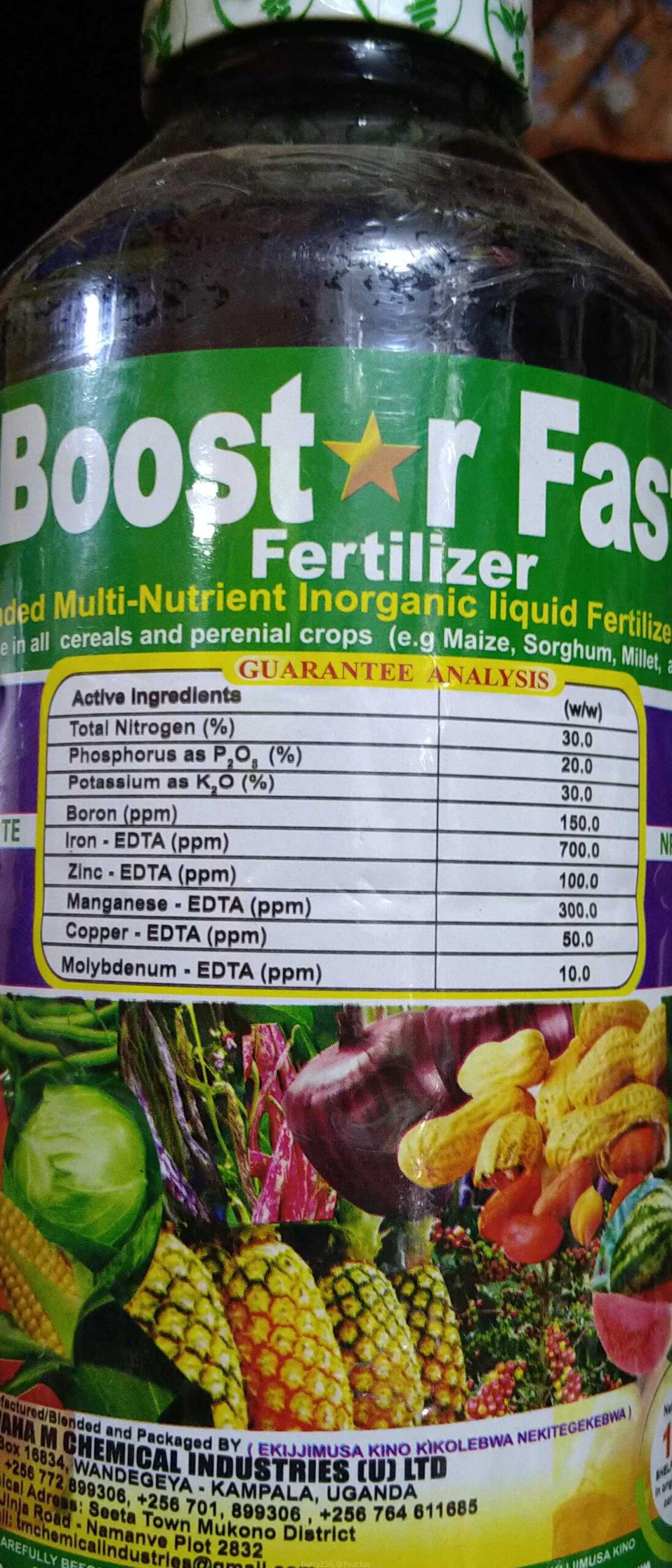 Plants fertilisers.