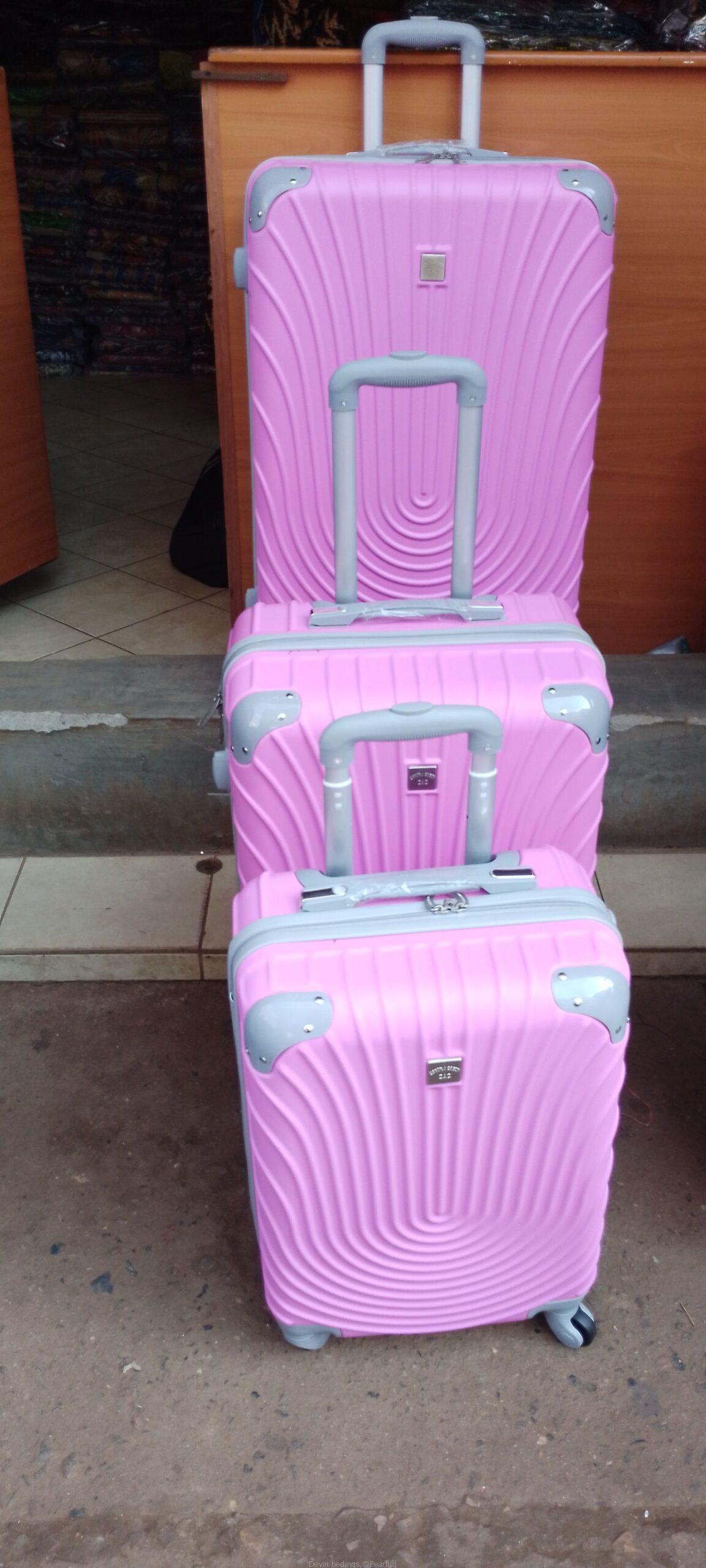 Plastic suitcases