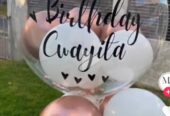 Balloons surprises gifts birthdays cakes parties