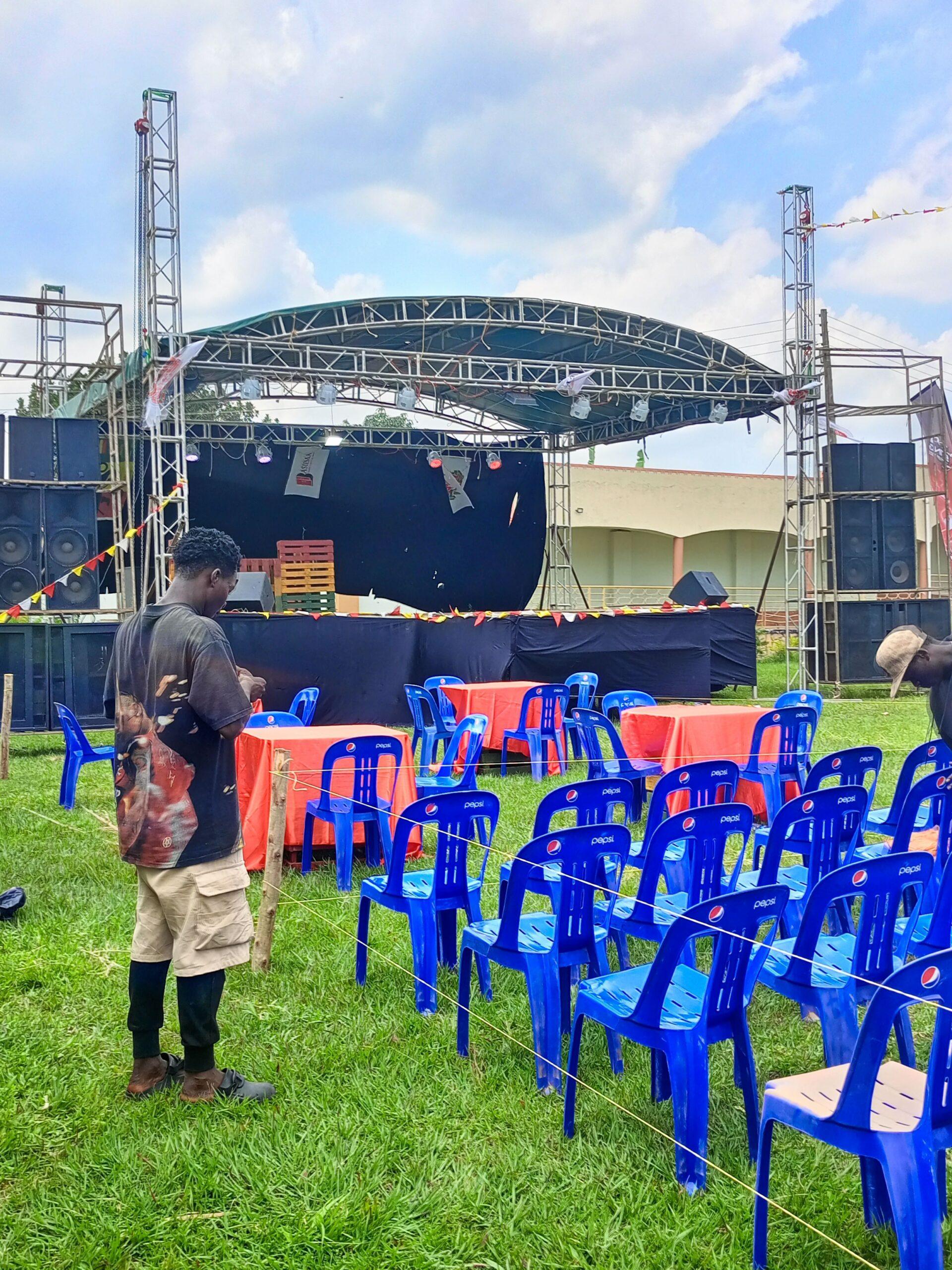 Stage for hire