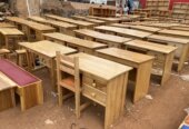 Office furniture reading table in solid wood