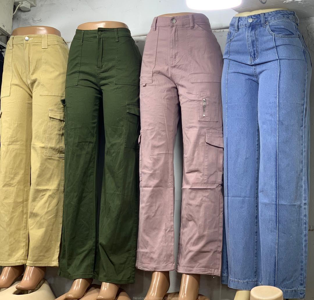 Boyfriend jeans and cargo pants