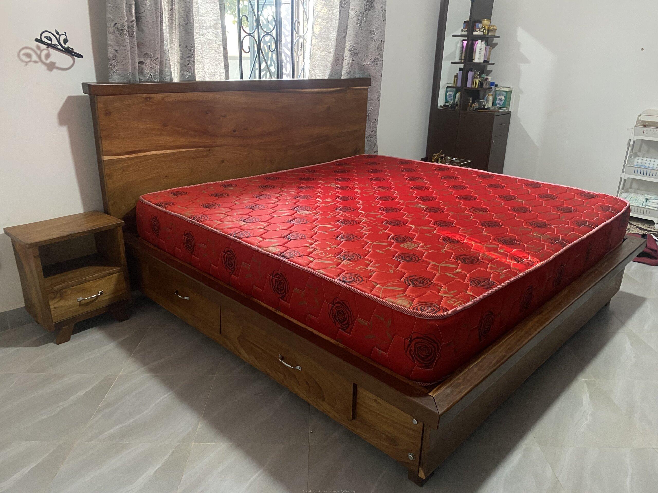 King platform mugavu bed