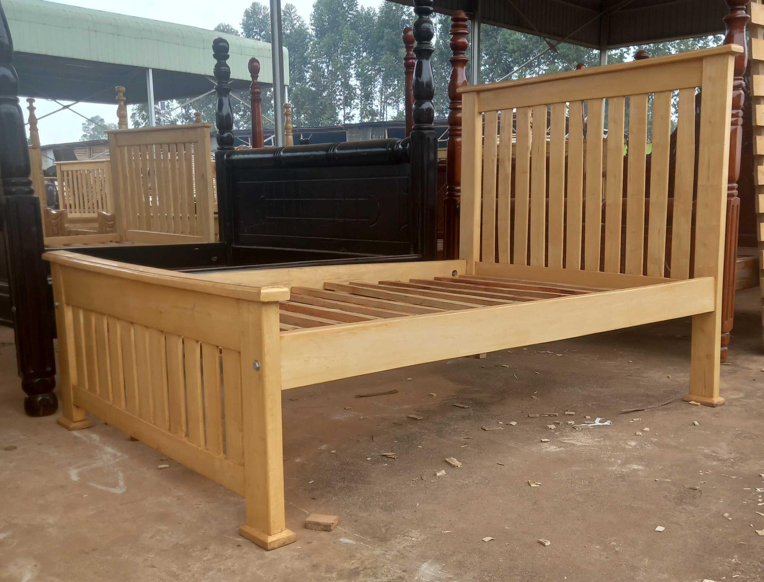 Wooden beds