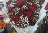 Birthdays balloons flowers cakes flowers white