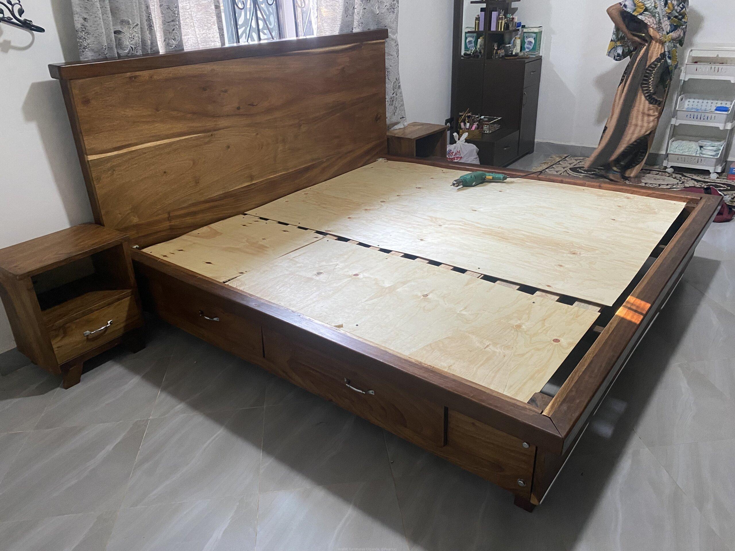 King platform mugavu bed
