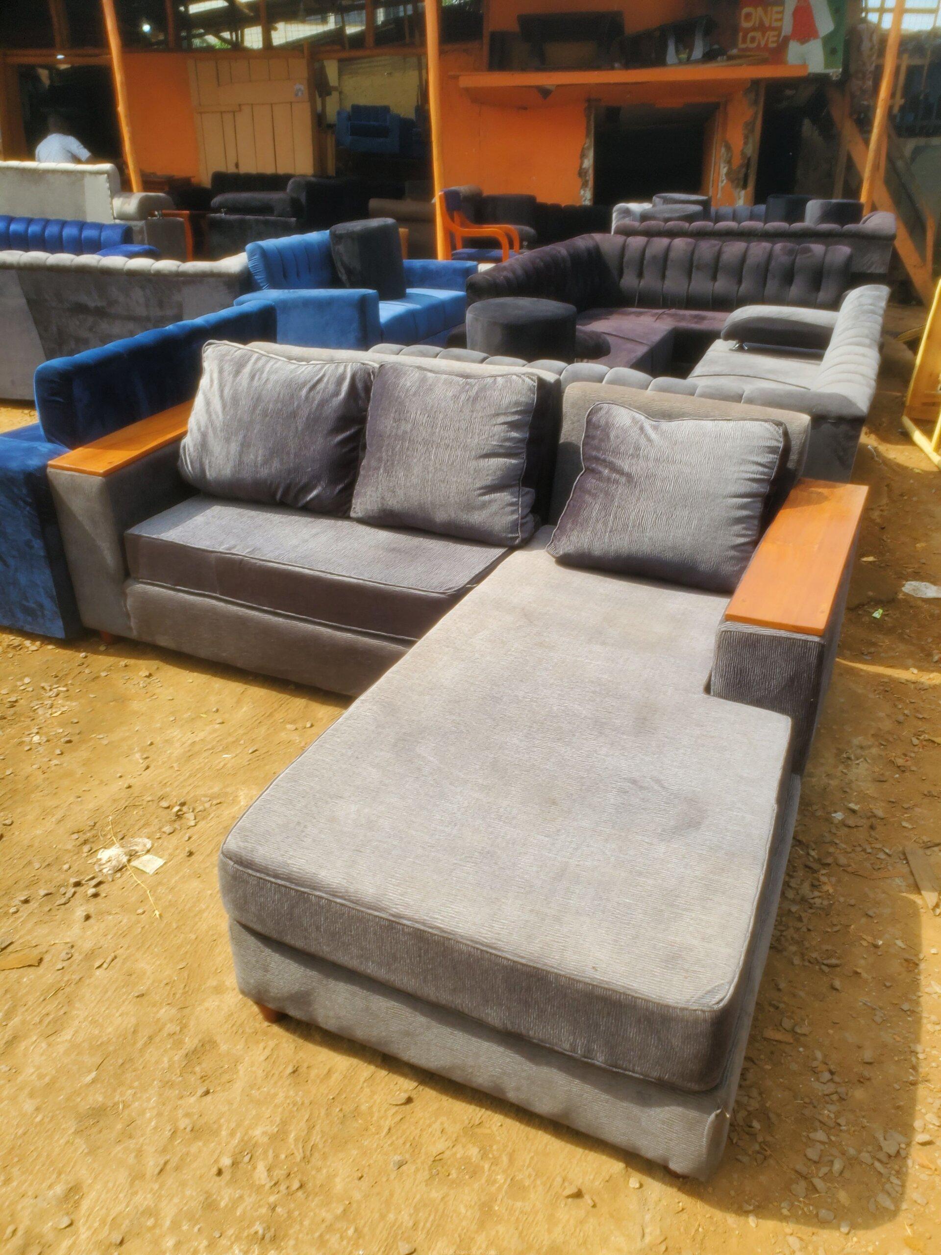 Two seater sofa with a sofa bed