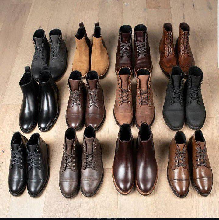 Leather And sneaker shoes