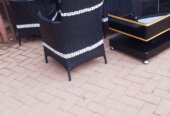 Dinning table and barcon chairs