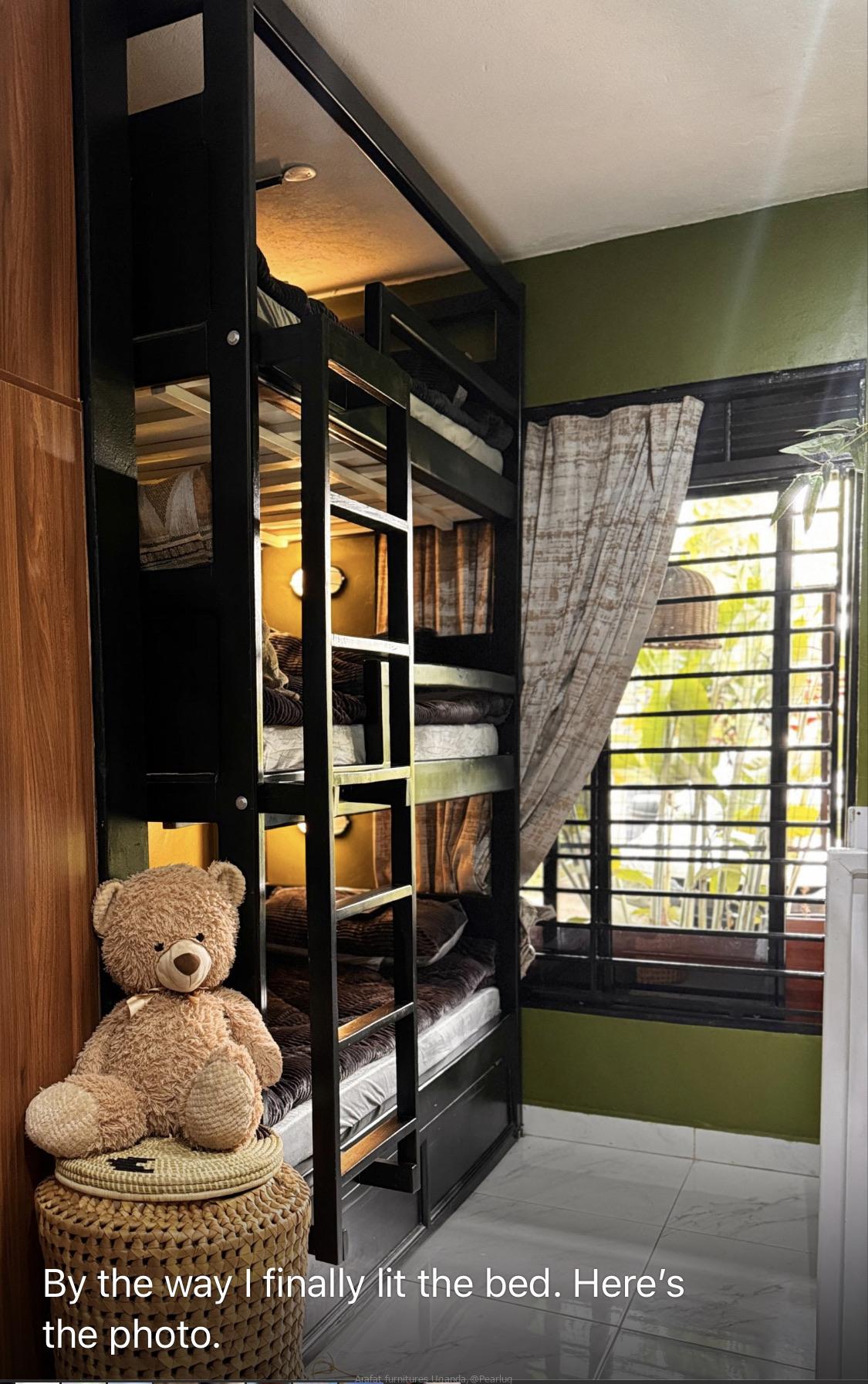Triple decker bed