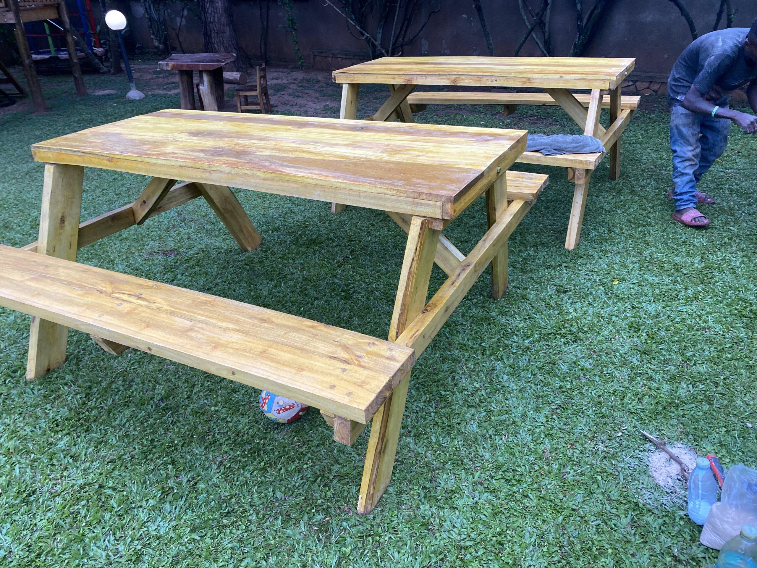 Picnic table bench