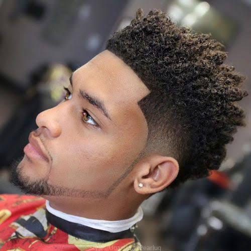Hair styled for men