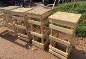 Counter pallet stool