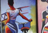 African beauty art piece