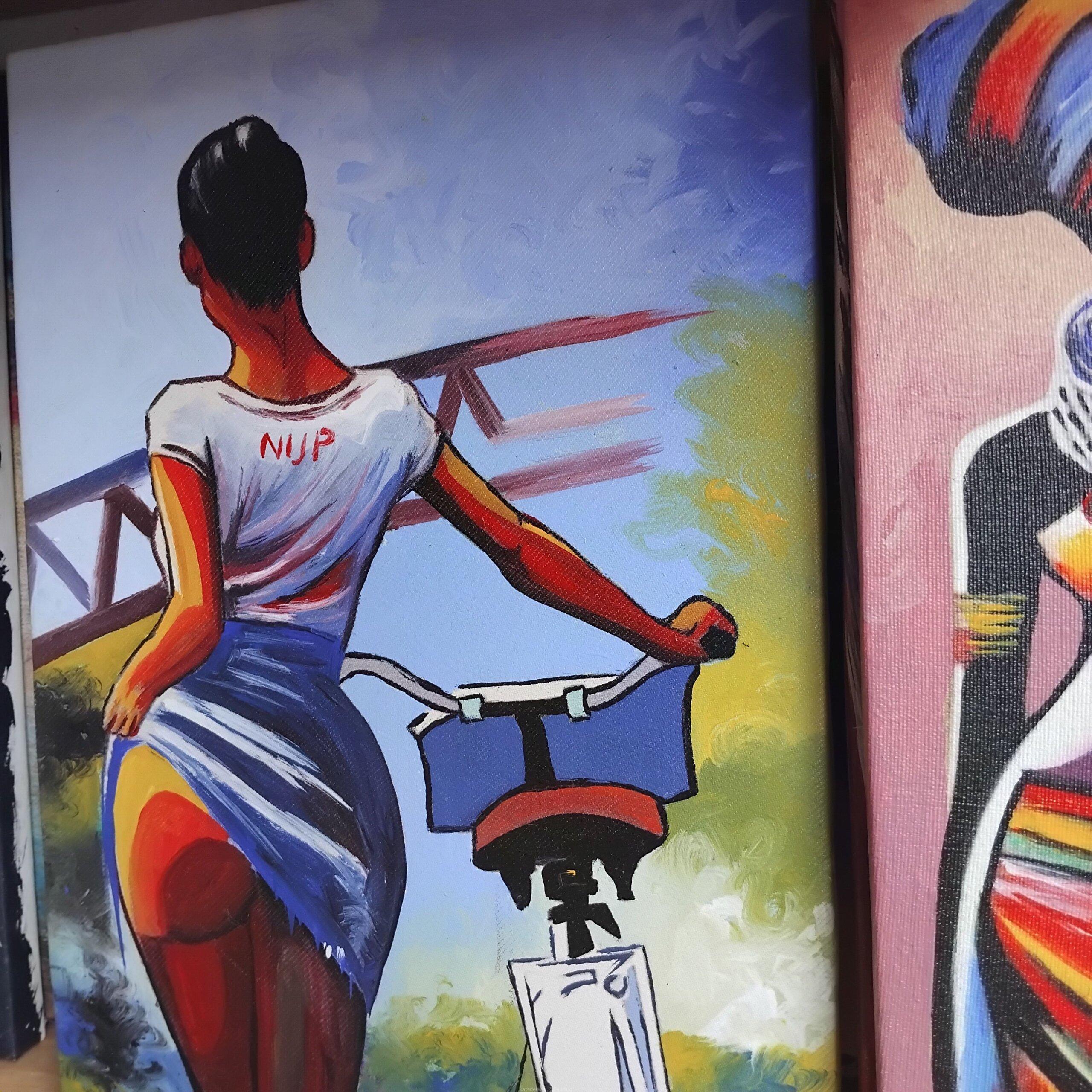African beauty art piece