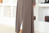 FRONT ZIPPER HIJABS WITH WAIST WRAP
