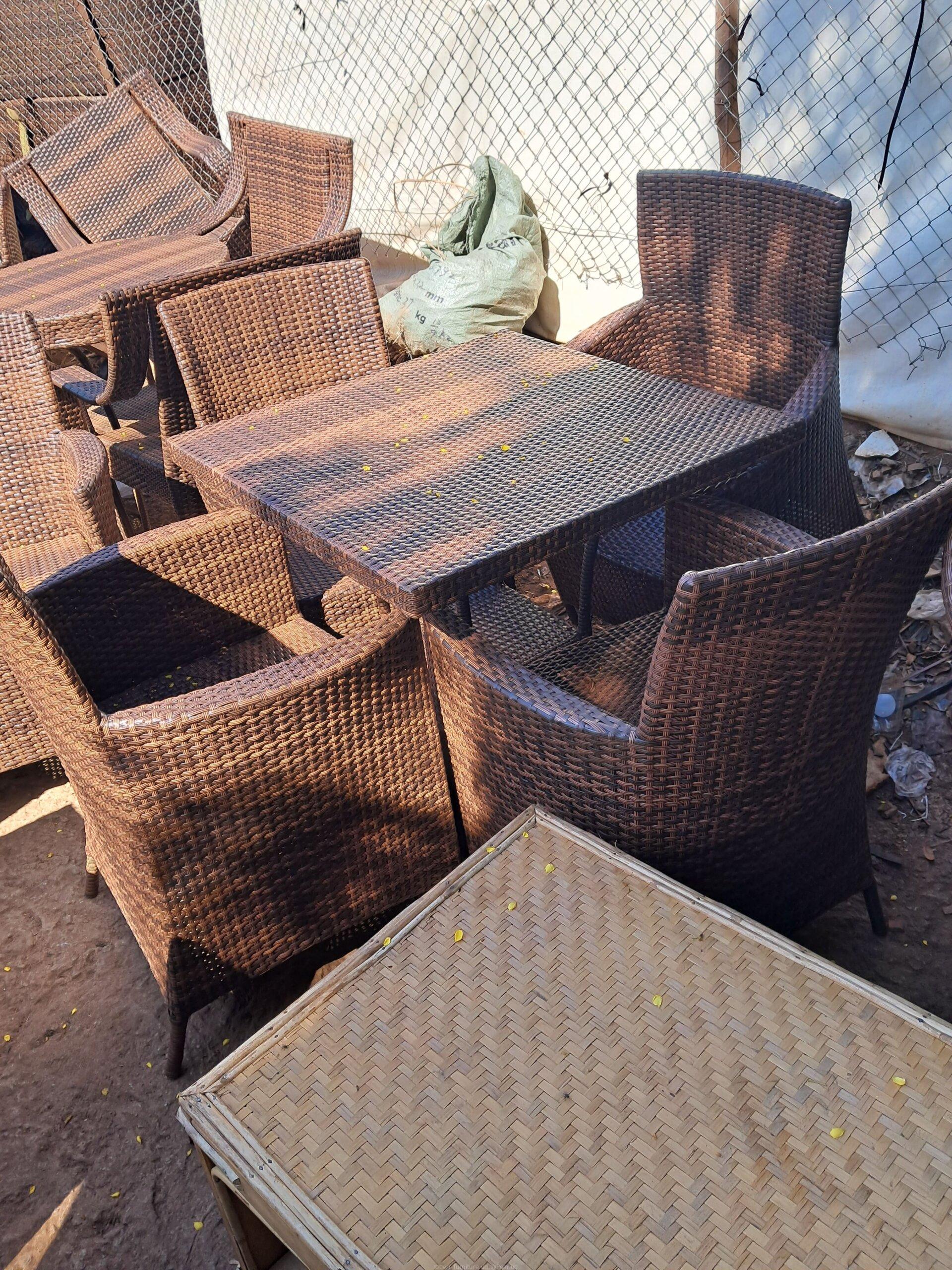 Balcony chairs and table