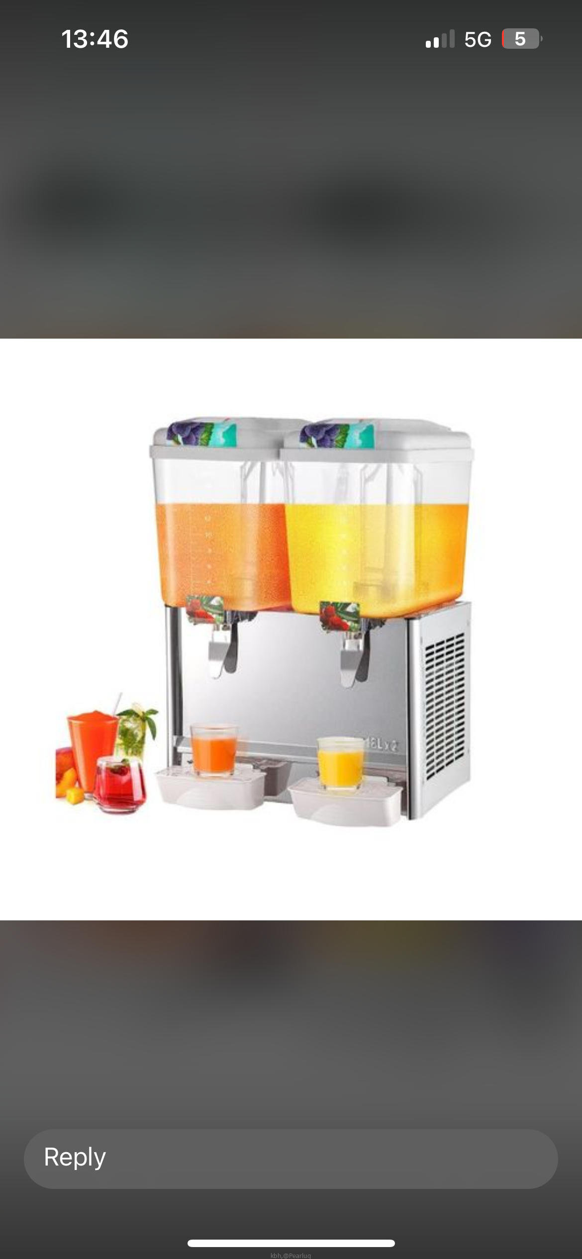 Double Juice dispenser