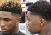 Hair styled for men