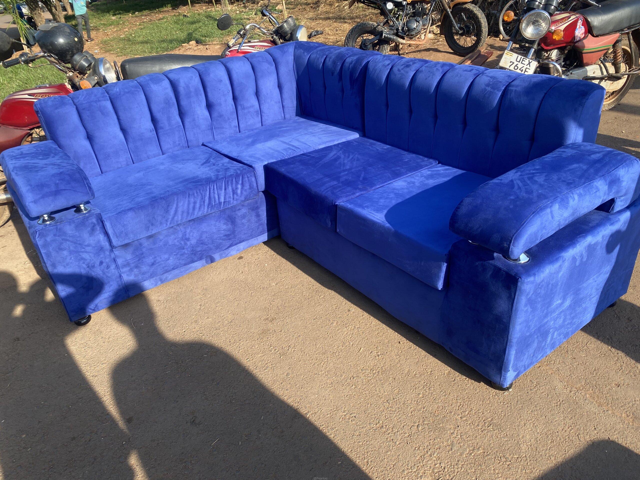 Simple L shape sofa with removable Highdensity foam