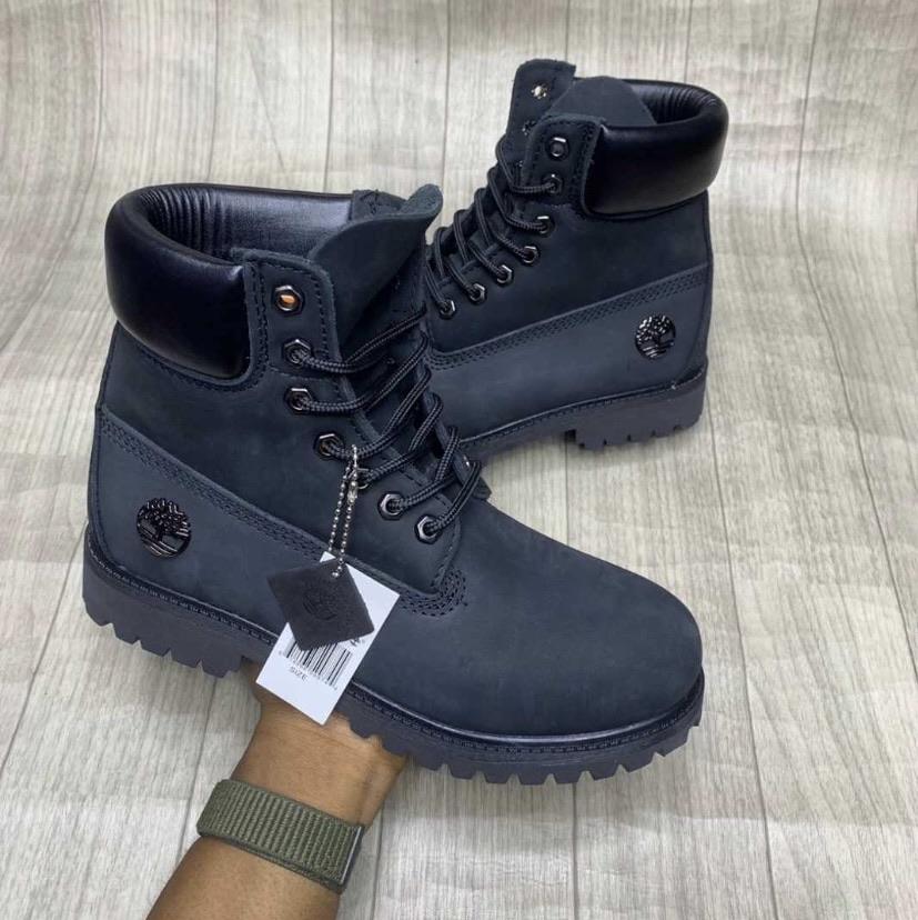 Timberland black leather