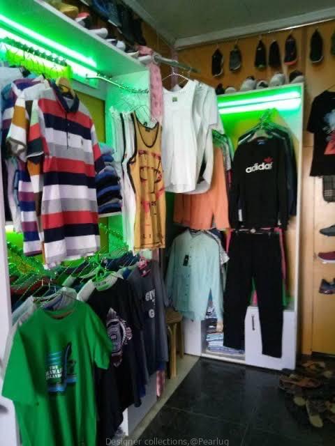 Designer pants and shirts all available