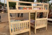 Modern solid triple decker bed