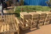 Counter pallet stool