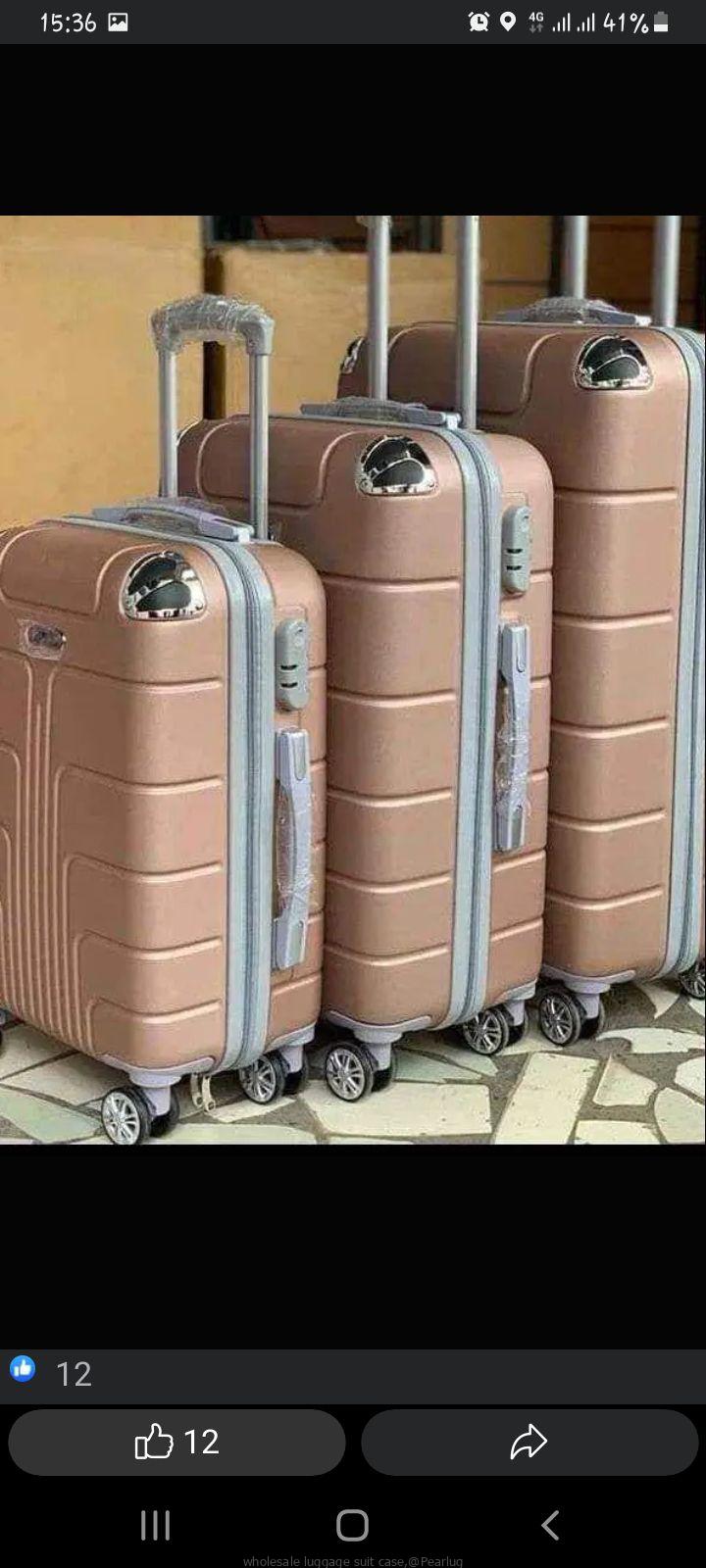 Set of suitcases