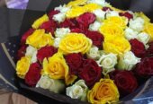 Balloons surprises gifts flowers surprises red blue