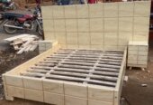 Queen size platform bed
