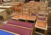 Office furniture reading table in solid wood