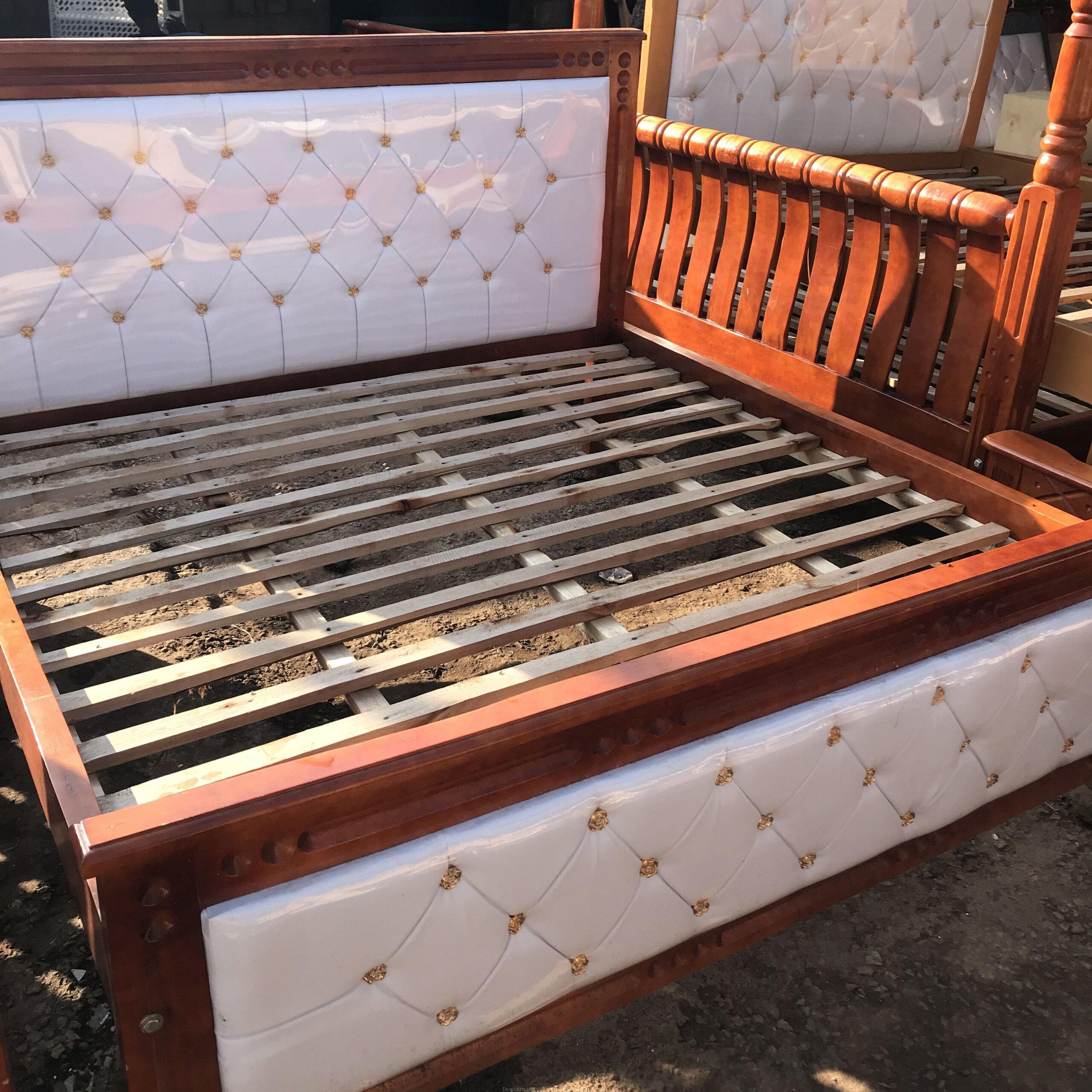 Leather bed