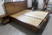 King platform bed