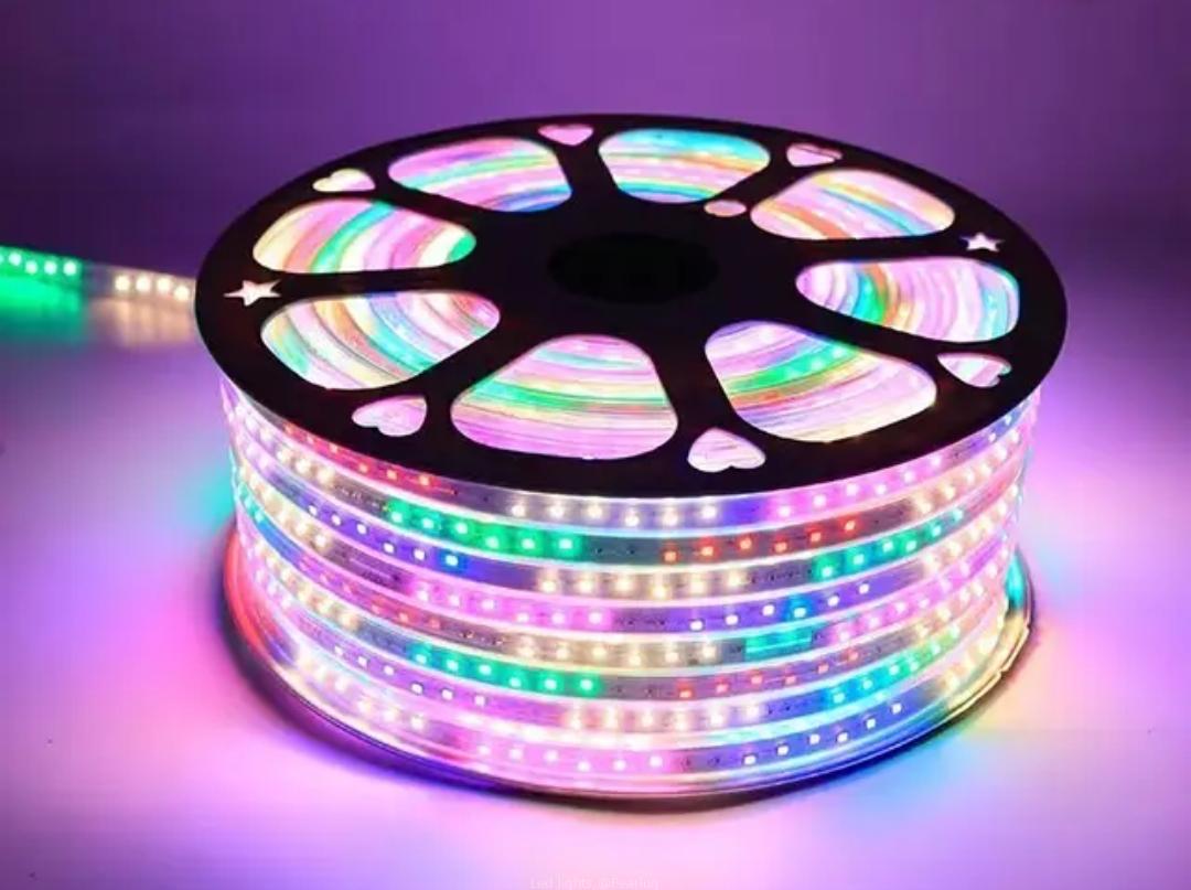 Colored strip lights
