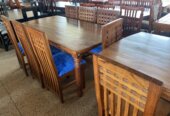 Solid 8 seater mugavu dining set