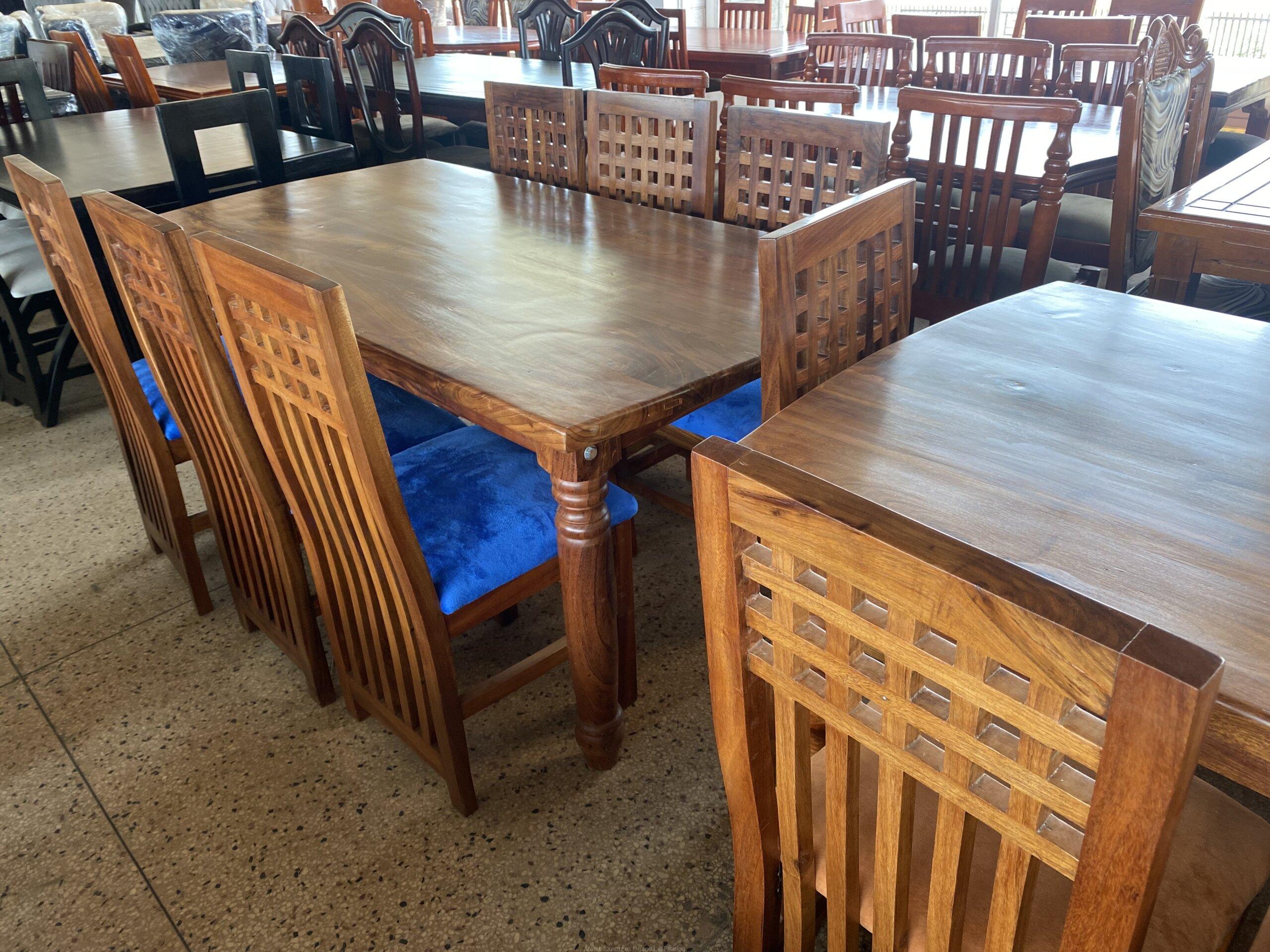 Solid 8 seater mugavu dining set