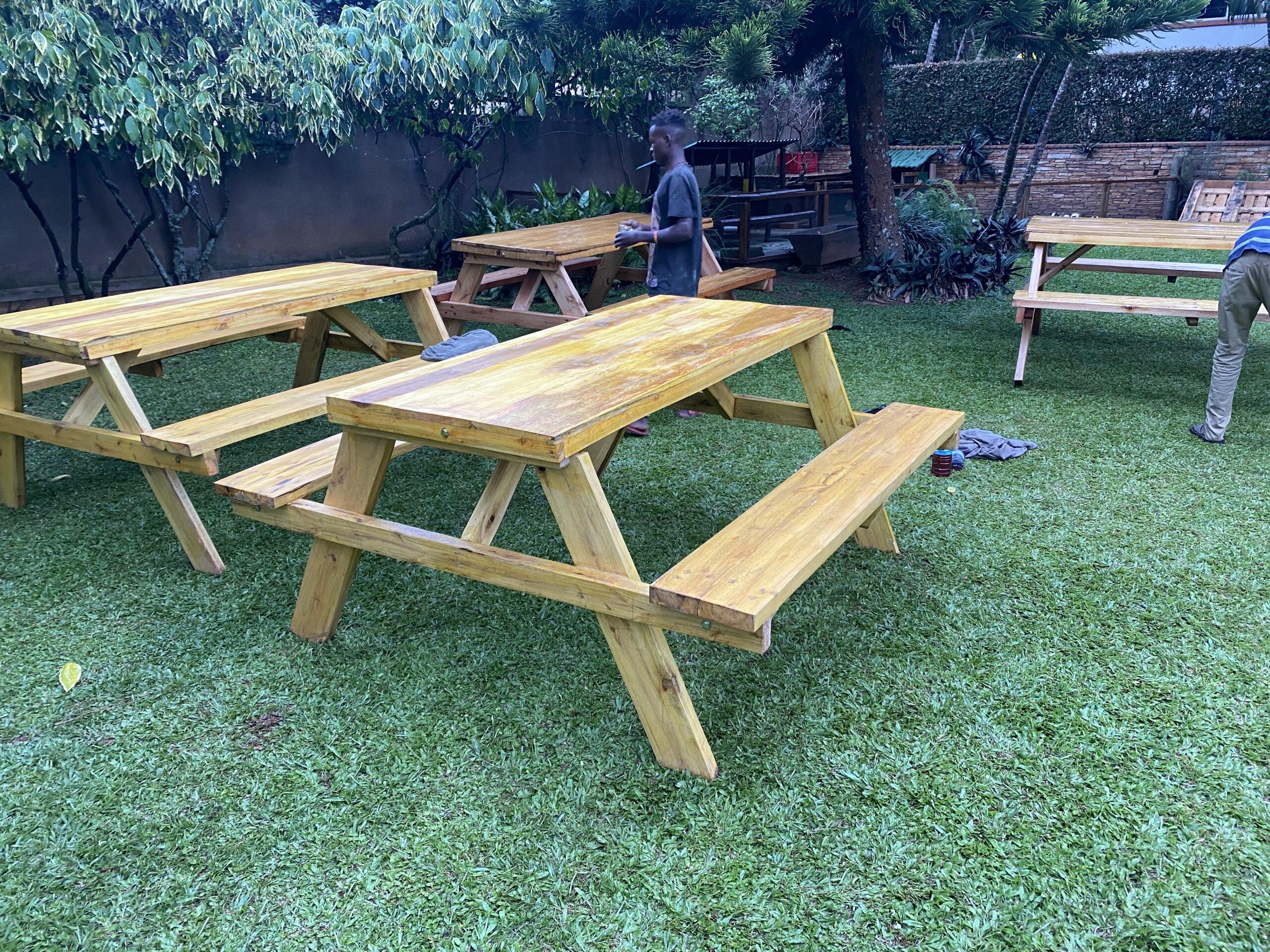 Picnic table bench
