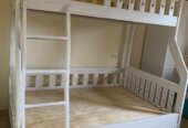 Bending double decker bed