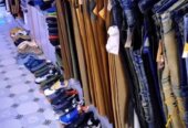 Designer pants and shirts all available