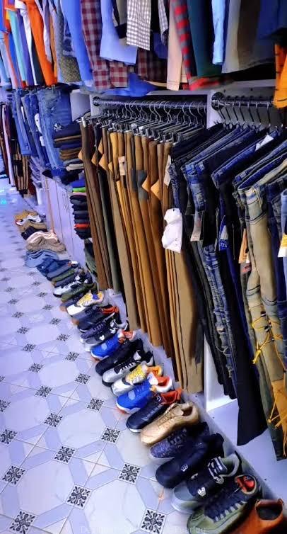 Designer pants and shirts all available