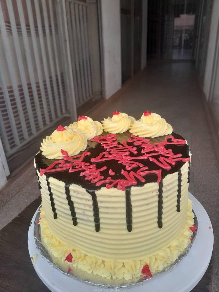 Cake birthday simple party cakes fresh nice