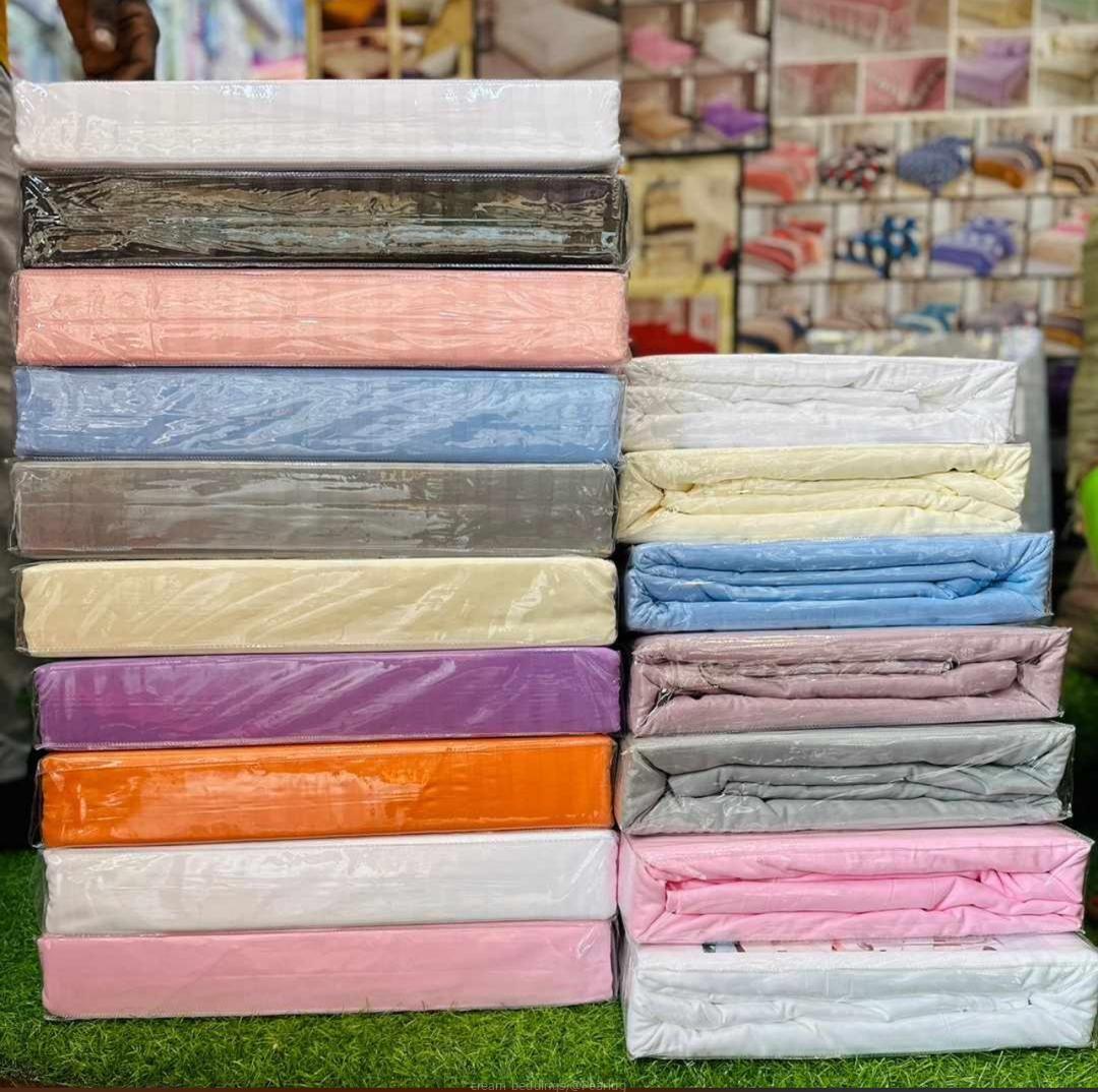 plain bedsheets