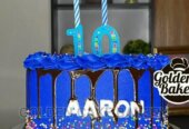 Happy birthdays different designs cakes surprises gifts