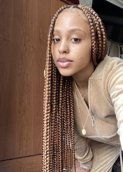 Plaited hair