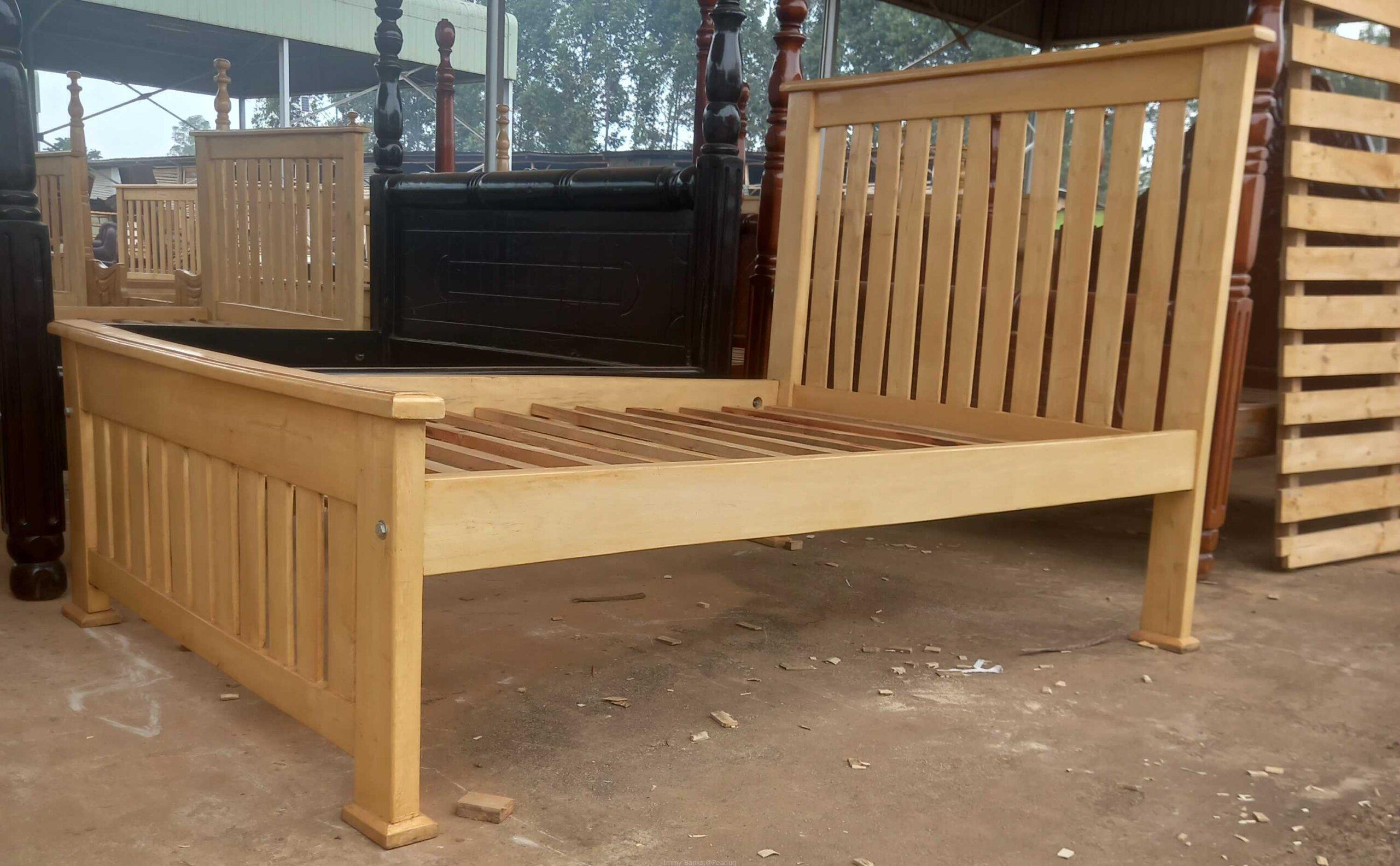 Wooden beds