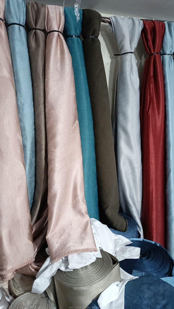 Executive curtains and curtain rods